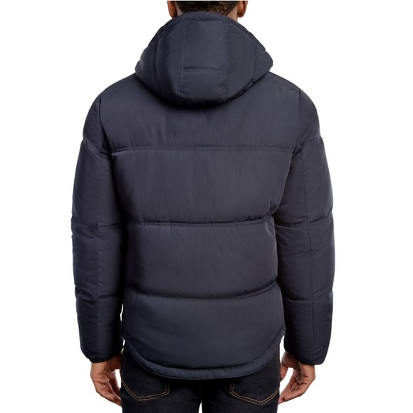 Lucky Brand men’s heavy puffer coat navy L - Picture 2 of 4